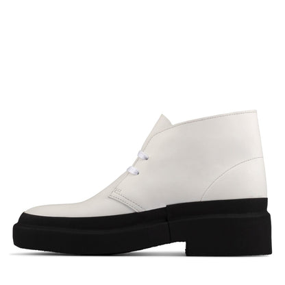 ClarkS Originals Desert Galosh Men’s White And Black 26156082 Footwear by Clarks Originals – Don't Panic Shoes