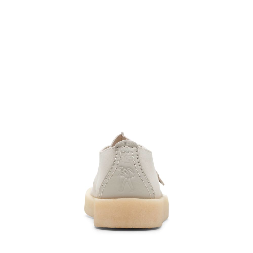 ClarkS Originals Desert Trek Cup Men’s Shoes – White Suede – Style 26165824 – Minimalist Lifestyle Icon Shoes by Clarks Originals – Don't Panic Shoes