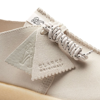 ClarkS Originals Desert Trek Cup Men’s Shoes – White Suede – Style 26165824 – Minimalist Lifestyle Icon Shoes by Clarks Originals – Don't Panic Shoes