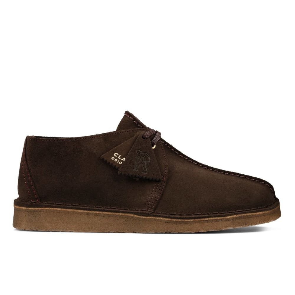 Clarks Originals Desert Trek Men's Dark Brown Suede 26155488 Shoes by Clarks Originals – Don't Panic Shoes