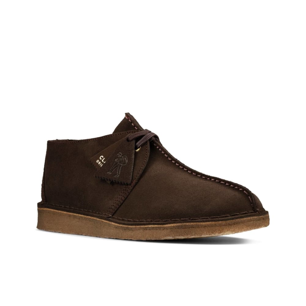 Clarks Originals Desert Trek Men's Dark Brown Suede 26155488 Shoes by Clarks Originals – Don't Panic Shoes