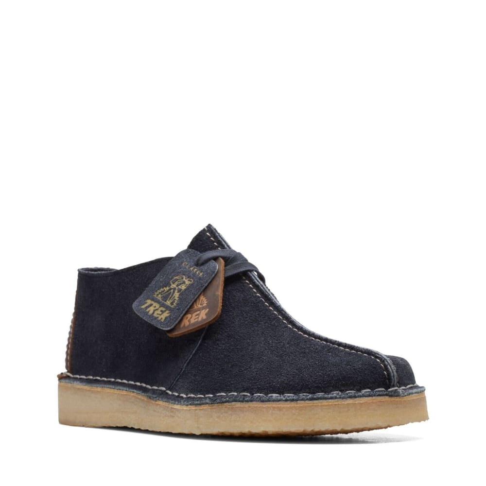 Clarks Originals Desert Trek Men's Ink Dark Blue Hairy Suede 26168859 Shoes by Clarks Originals – Don't Panic Shoes