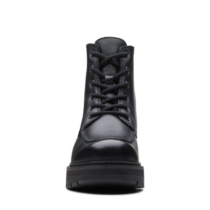 ClarkS Originals Orianna Mid Women’s Black Leather 26167904 Footwear by Clarks Originals – Don't Panic Shoes