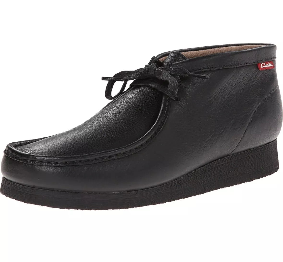 Clarks Originals Stinson Hi Wallabee Men's Black Leather 26163362 Ankle Boots by Clarks Originals – Don't Panic Shoes