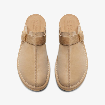ClarkS Originals Trek Mule Men’s Taupe Interest 26171989 0 by Clarks Originals – Don't Panic Shoes