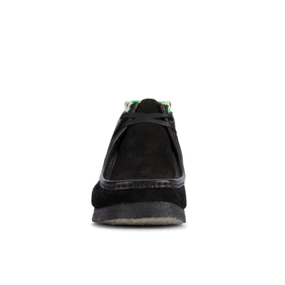 ClarkS Originals Wallabee Boot “Jamaican Bee” Men’s Black Multi Suede – Limited Edition Island - Inspired Heritage Icon (26160552) Shoes by Clarks Originals – Don't Panic Shoes