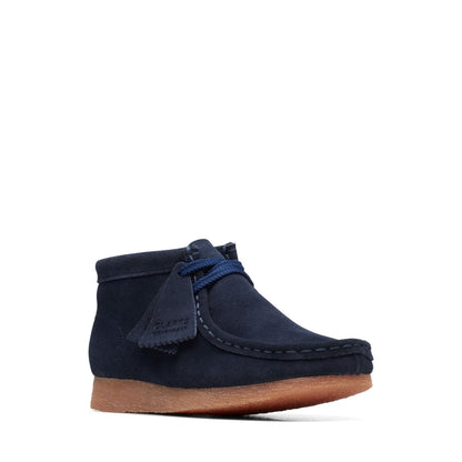 Clarks Originals Wallabee Boot Kids’ Blue 26169790 Footwear by Clarks Originals – Don't Panic Shoes