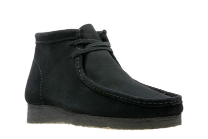ClarkS Originals Wallabee Boot Men’s Shoes – Black Suede – Style 26155517 – Timeless Everyday Icon Shoes by Clarks Originals – Don't Panic Shoes