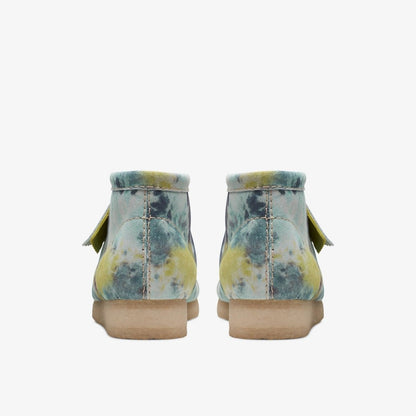 ClarkS Originals Wallabee Boot Men’s Suede Turquoise Tie Dye 26169726 Footwear by Clarks Originals – Don't Panic Shoes