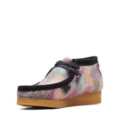 ClarkS Originals Wallabee Boot Women’s Black Leather 26168702 Footwear by Clarks Originals – Don't Panic Shoes