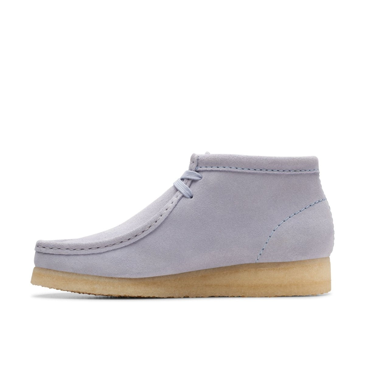 ClarkS Originals Wallabee Boot Women’s Cloud Grey Suede 26176563 Footwear by Clarks Originals – Don't Panic Shoes