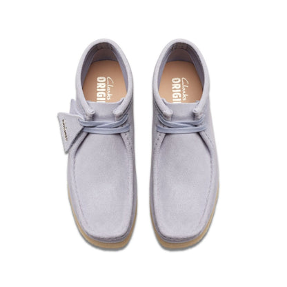 ClarkS Originals Wallabee Boot Women’s Cloud Grey Suede 26176563 Footwear by Clarks Originals – Don't Panic Shoes