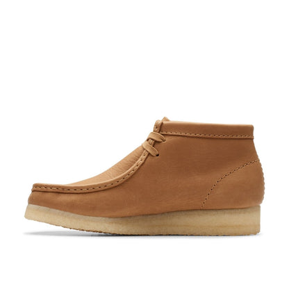 ClarkS Originals Wallabee Boot Women’s Mid Tan Leather 26175840 Footwear by Clarks Originals – Don't Panic Shoes