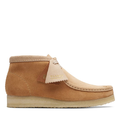 ClarkS Originals Wallabee Boot Women’s Tan Combi Leather 26169841 Footwear by Clarks Originals – Don't Panic Shoes