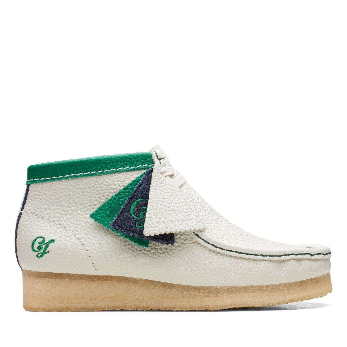 Clarks Originals Wallabee Boot Women's White Leather 26165818 Footwear by Clarks Originals – Don't Panic Shoes