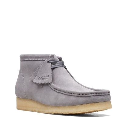 ClarkS Originals Wallabee Boots Men’s Gray Suede 26169731 Shoes by Clarks Originals – Don't Panic Shoes