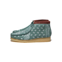 Thumbnail for Clarks Originals Wallabee Boots Men’s Green Paisley Suede