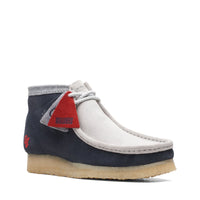 Thumbnail for Clarks Originals Wallabee Boots Vcy Men’s Navy And Gray