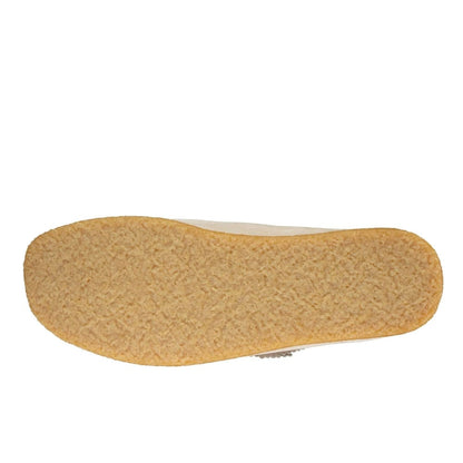 Clarks Originals Wallabee Boots Men's White Woven Suede Canvas 26159539 Shoes by Clarks Originals – Don't Panic Shoes