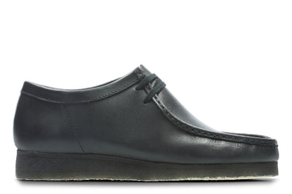 Clarks Originals Wallabee Low Men's Black Leather 26155514 Shoes by Clarks Originals – Don't Panic Shoes