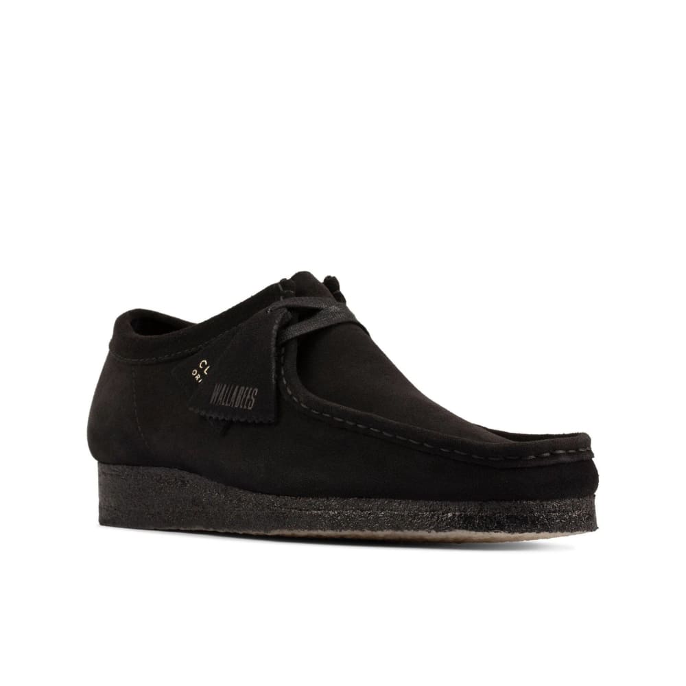 Clarks Originals Wallabee Low Men's Black Suede 26155519 Shoes by Clarks Originals – Don't Panic Shoes