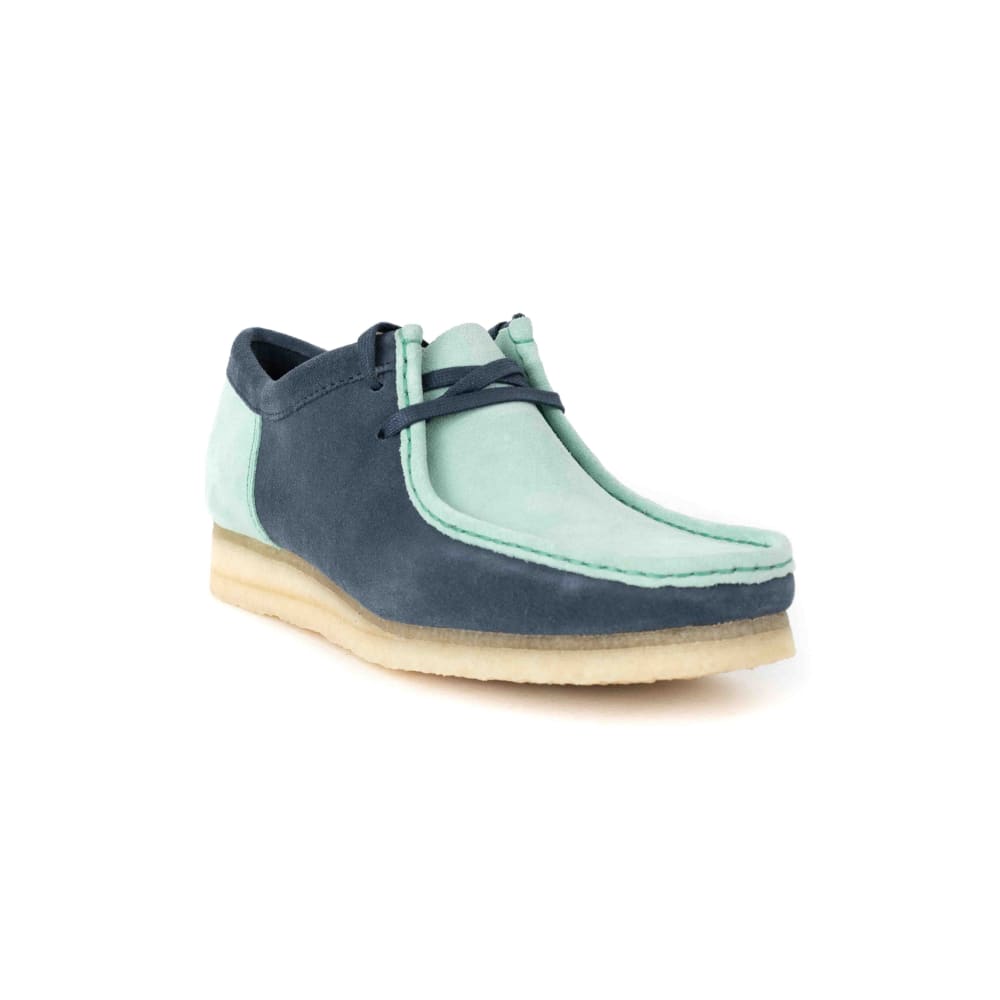 Clarks Originals Wallabee Low Men's Blue And Green Suede 26160484 Shoes by Clarks Originals – Don't Panic Shoes