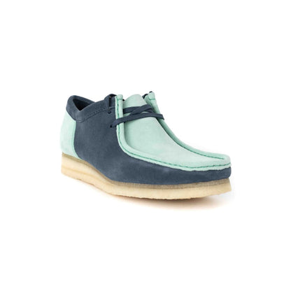 Clarks Originals Wallabee Low Men's Blue And Green Suede 26160484 Shoes by Clarks Originals – Don't Panic Shoes