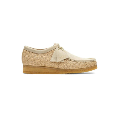 Clarks Originals Wallabee Low Men's Natural Interest Raffia Textile 26165447 Shoes by Clarks Originals – Don't Panic Shoes