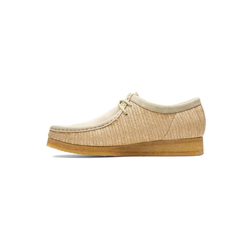 Clarks Originals Wallabee Low Men's Natural Interest Raffia Textile 26165447 Shoes by Clarks Originals – Don't Panic Shoes