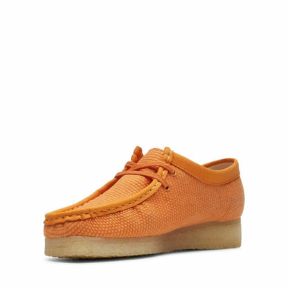 Clarks Originals Wallabee Low Men's Orange Textile 26150099 Shoes by Clarks Originals – Don't Panic Shoes