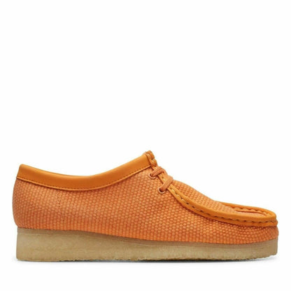 Clarks Originals Wallabee Low Men's Orange Textile 26150099 Shoes by Clarks Originals – Don't Panic Shoes