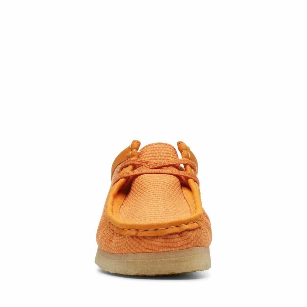 Clarks Originals Wallabee Low Men's Orange Textile 26150099 Shoes by Clarks Originals – Don't Panic Shoes