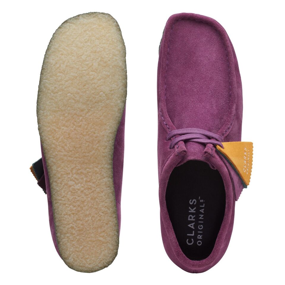Clarks Originals Wallabee Low Men's Purple And Green Suede 26168860 Shoes by Clarks Originals – Don't Panic Shoes