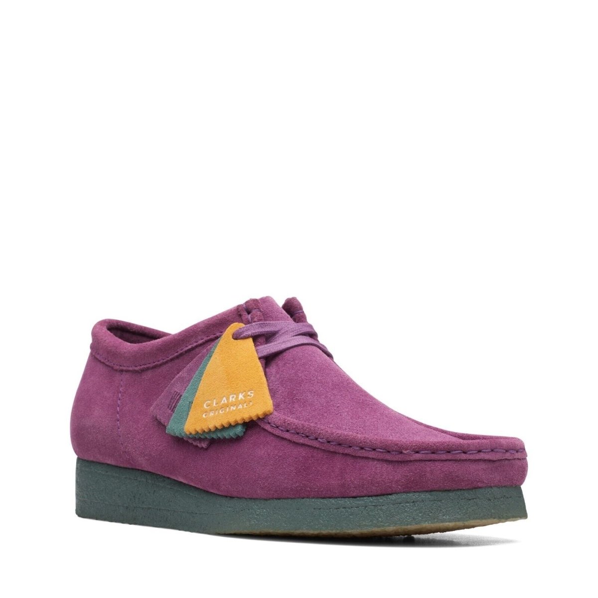 Clarks Originals Wallabee Low Men's Purple And Green Suede 26168860 Shoes by Clarks Originals – Don't Panic Shoes
