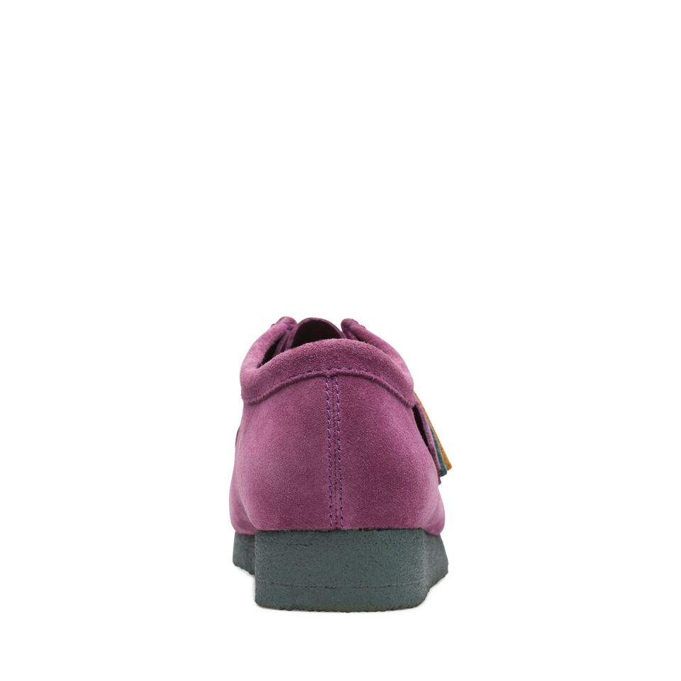 Clarks Originals Wallabee Low Men's Purple And Green Suede 26168860 Shoes by Clarks Originals – Don't Panic Shoes