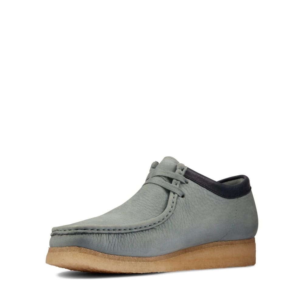 Clarks Originals Wallabee Low Men's Sage Gray Nubuck Leather