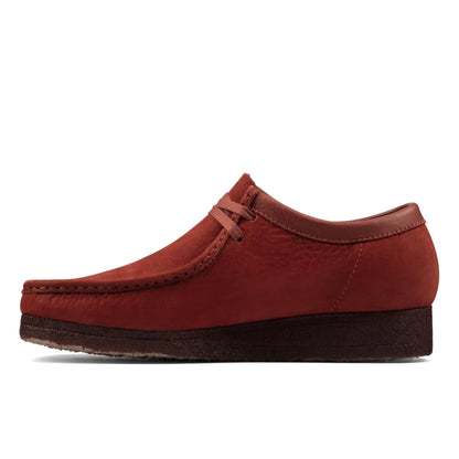 ClarkS Originals Wallabee Low Men’s Shoes – Burgundy Nubuck Suede – Style 26162550 – Elevated Street Classic Shoes by Clarks Originals – Don't Panic Shoes