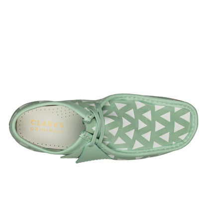 ClarkS Originals Wallabee Low Men’s Shoes – Mint Green Suede – Style 26160206 – Fresh Heritage Icon Shoes by Clarks Originals – Don't Panic Shoes