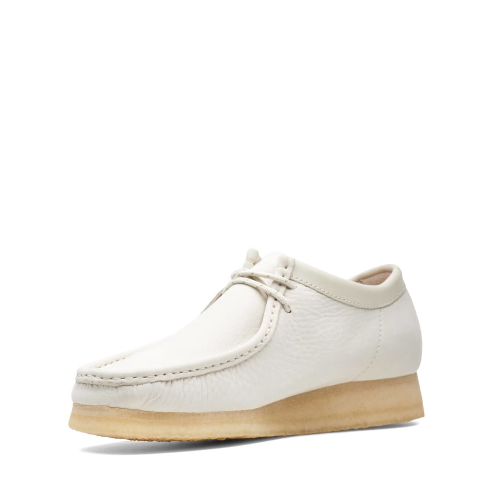 Clarks Originals Wallabee Low Men's Shoes – Off-White Leather