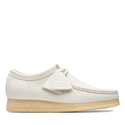 ClarkS Originals Wallabee Low Men’s Shoes – Off - White Leather – Style 26166299 Shoes by Clarks Originals – Don't Panic Shoes
