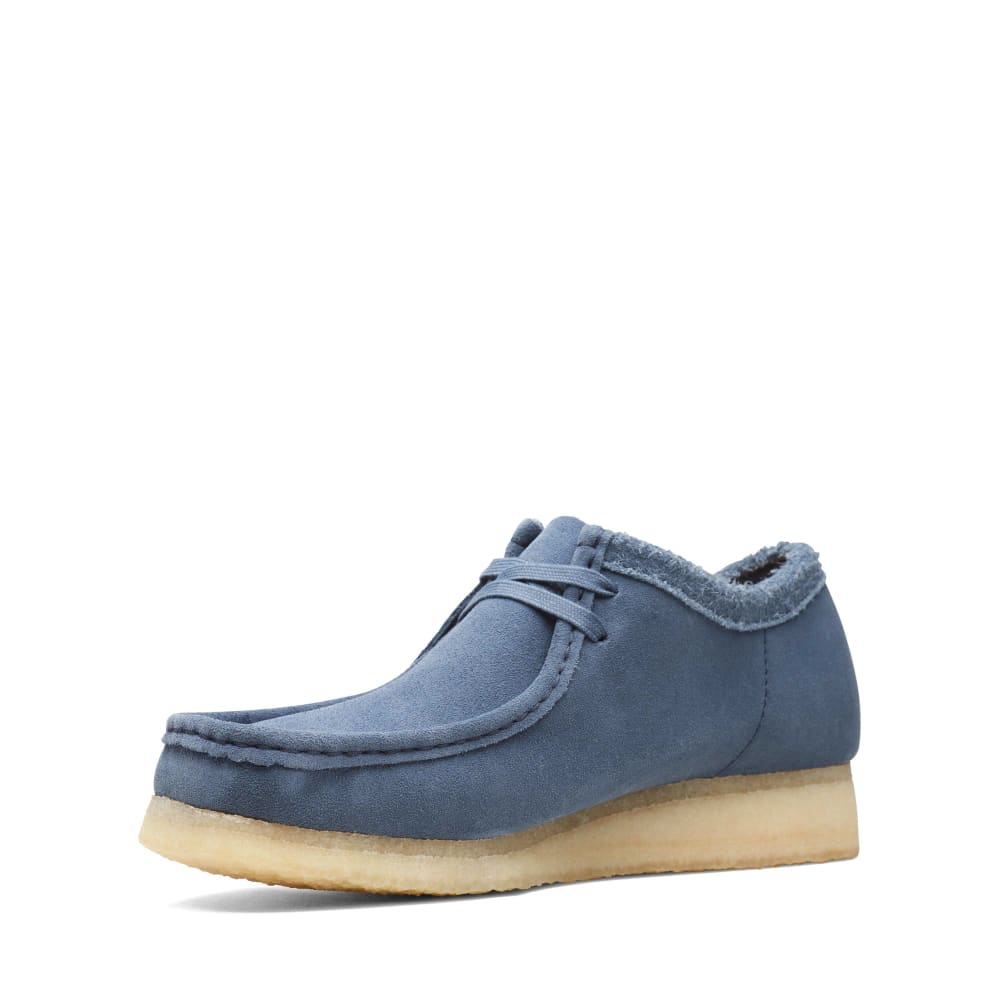 Clarks Originals Wallabee Low Top Men's Blue Suede 26166306 Shoes by Clarks Originals – Don't Panic Shoes