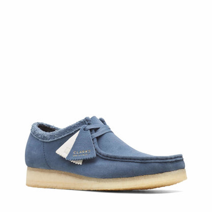 Clarks Originals Wallabee Low Top Men's Blue Suede 26166306 Shoes by Clarks Originals – Don't Panic Shoes