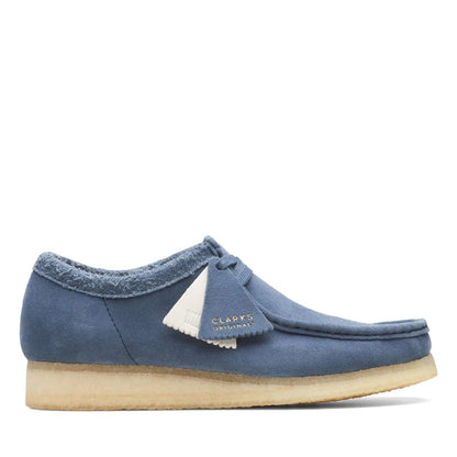Clarks Originals Wallabee Low Top Men's Blue Suede 26166306 Shoes by Clarks Originals – Don't Panic Shoes