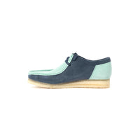 Thumbnail for Clarks Originals Wallabee Low Men’s Blue And Green Suede