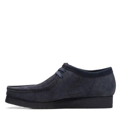 ClarkS Originals Wallabee Men’s Blue Suede 26168854 Footwear by Clarks Originals – Don't Panic Shoes