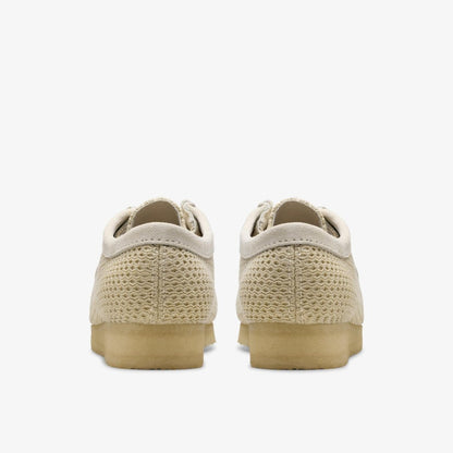 ClarkS Originals Wallabee Men’s Off White Mesh 26175849 0 by Clarks Originals – Don't Panic Shoes