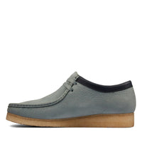 Thumbnail for Clarks Originals Wallabee Low Men’s Sage Gray Nubuck Leather