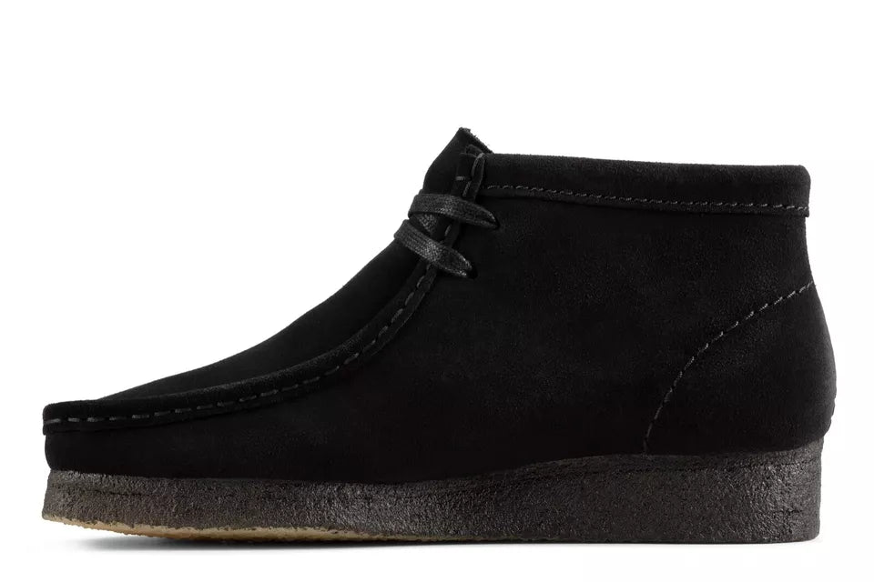 ClarkS Originals Wallabee Women’s Black Suede Boot 26155521 Footwear by Clarks Originals – Don't Panic Shoes