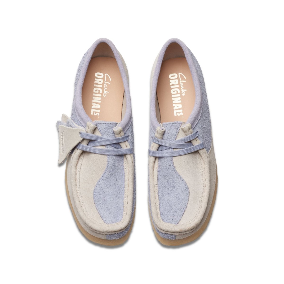 ClarkS Originals Wallabee Women’s Cloud Grey Combi 26176523 Footwear by Clarks Originals – Don't Panic Shoes