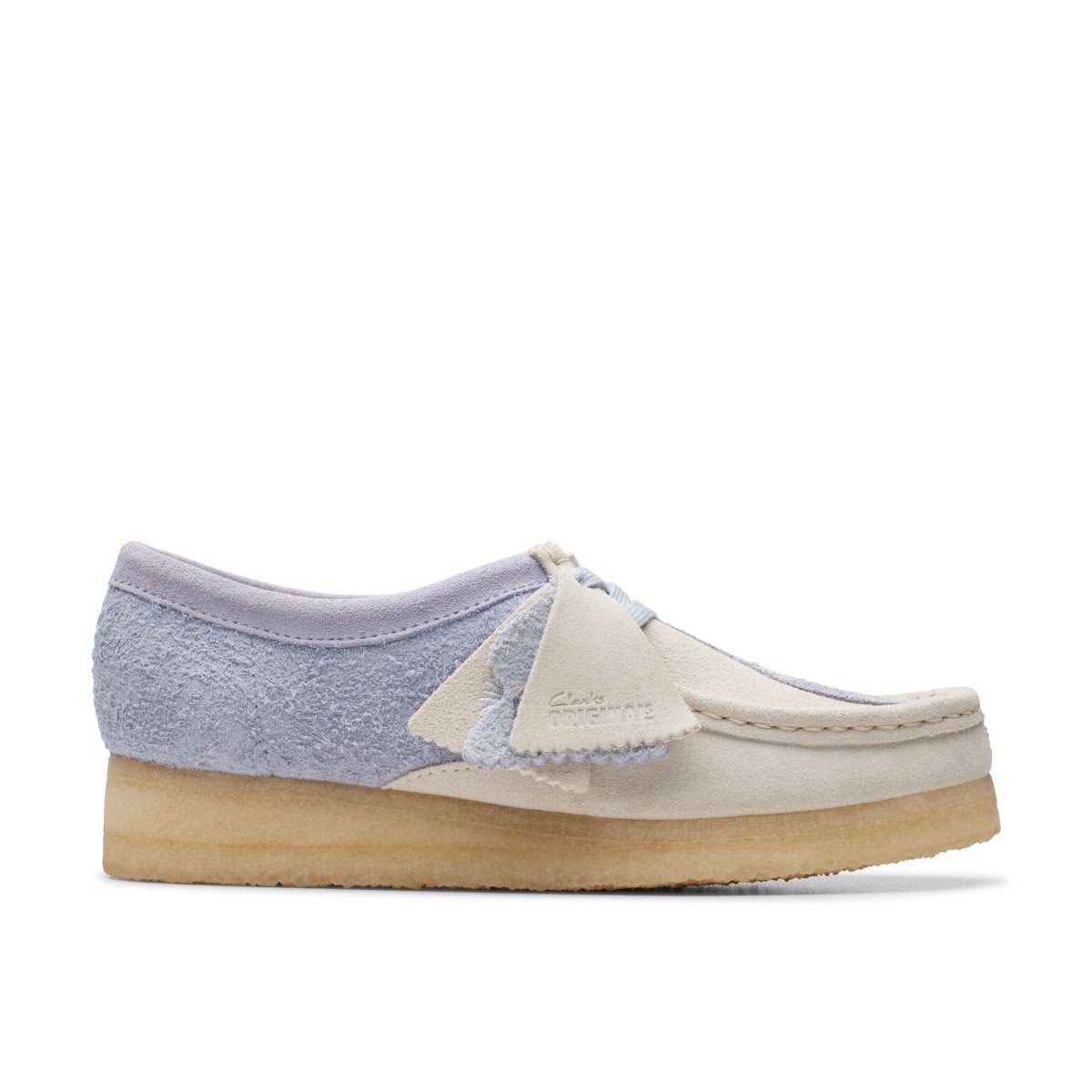 ClarkS Originals Wallabee Women’s Cloud Grey Combi 26176523 Footwear by Clarks Originals – Don't Panic Shoes